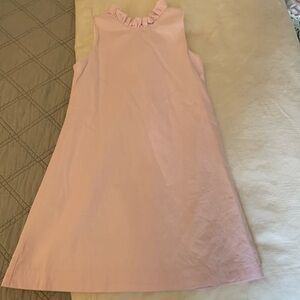 Little English Girls Pink Ruffle Collar Dress - size 7